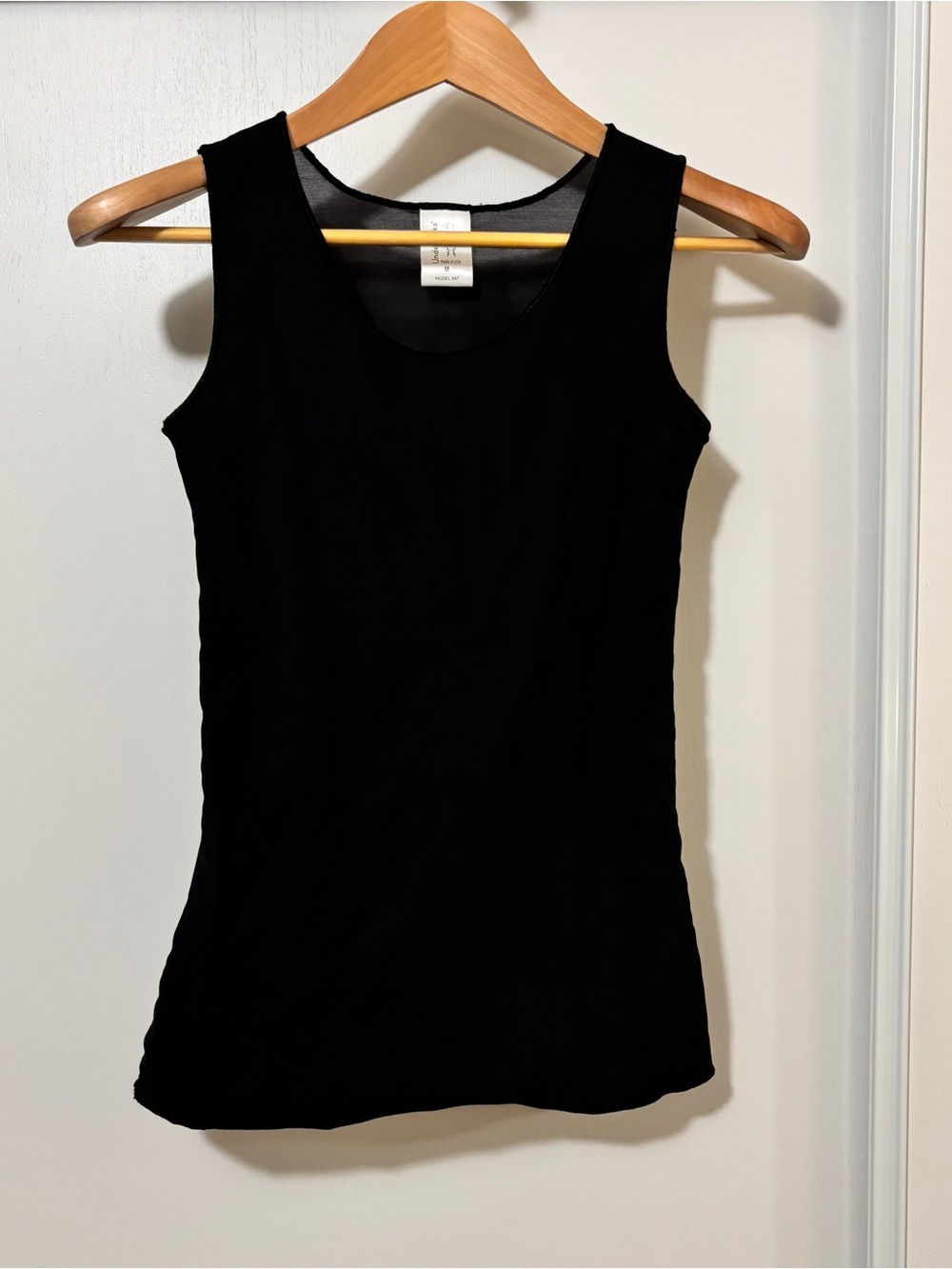 Underworks Chest Binder Size M Style 947 Black Sheer Back AFAB Androgynous